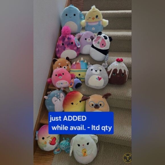 Cute Flip Plush FlipAMallows 8" Aika Floyd Fries Squishmallows - Picture 2 of 16